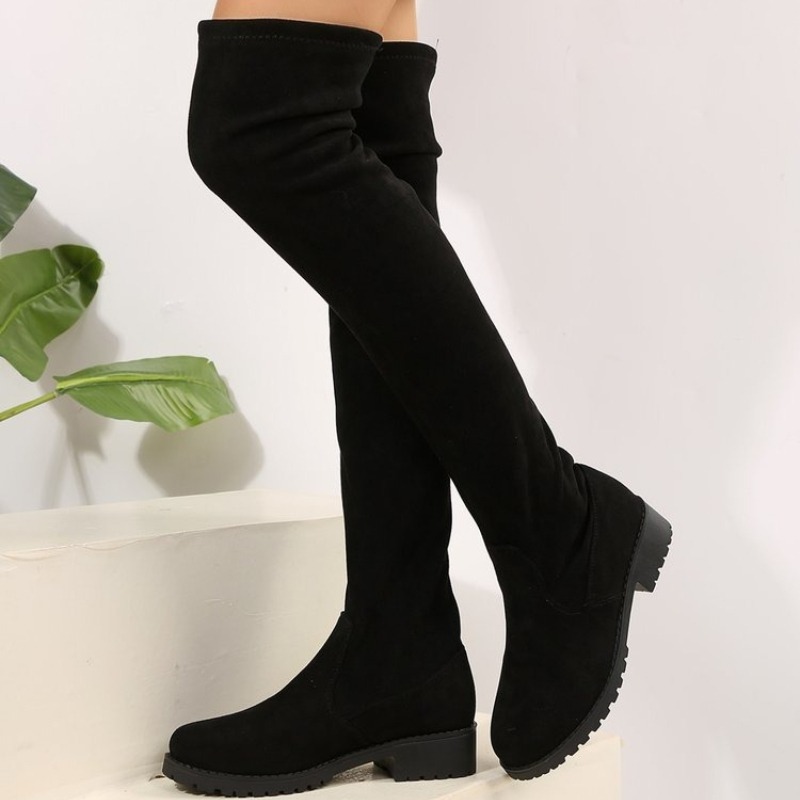 Sock Boot Women - Женские сапоги выше колена, высокие, эластичные,