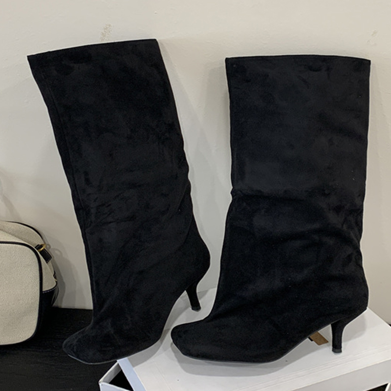 Knee High Boots Women - Зимние уличные женские сапоги до колена