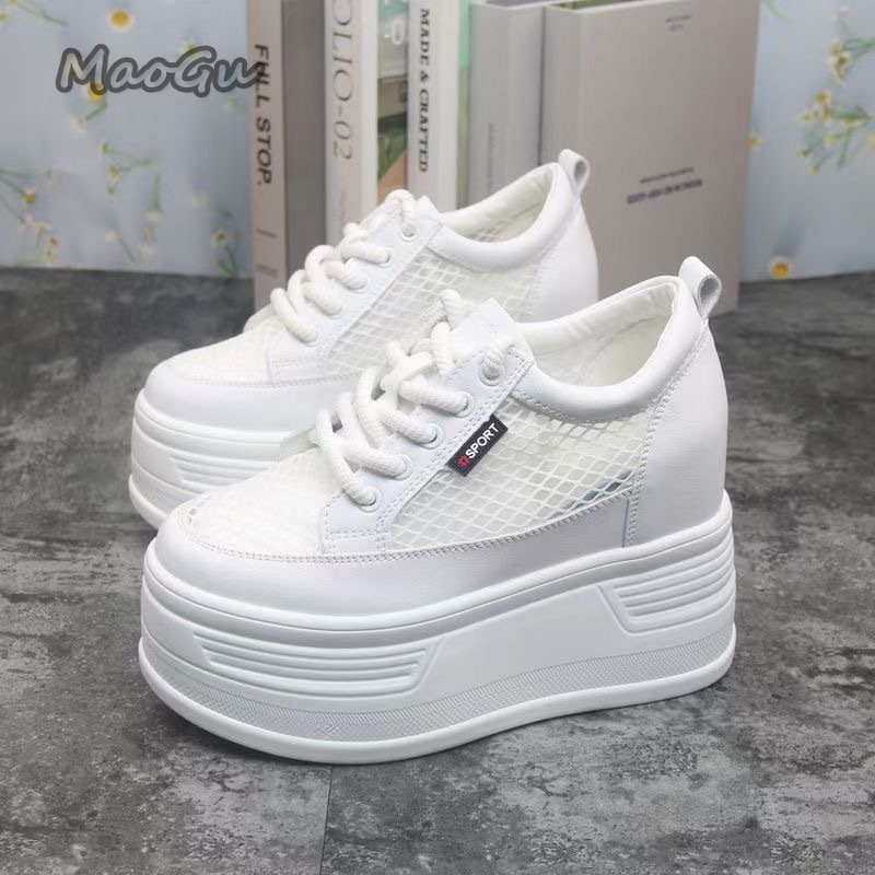Women'S Shoes Com - Женские кроссовки на платформе из сетки,