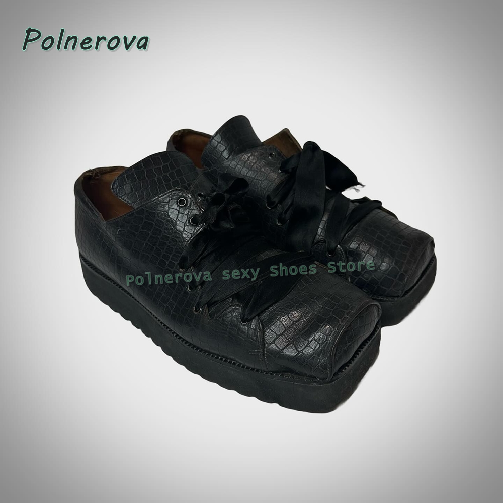 Women'S Shoes Crocs - Женские готические ботинки на шнуровке с