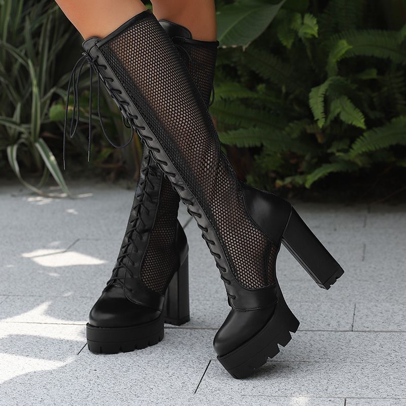 Knee High Boots Women - ORCHA LISA Сексуальные женские сапоги до