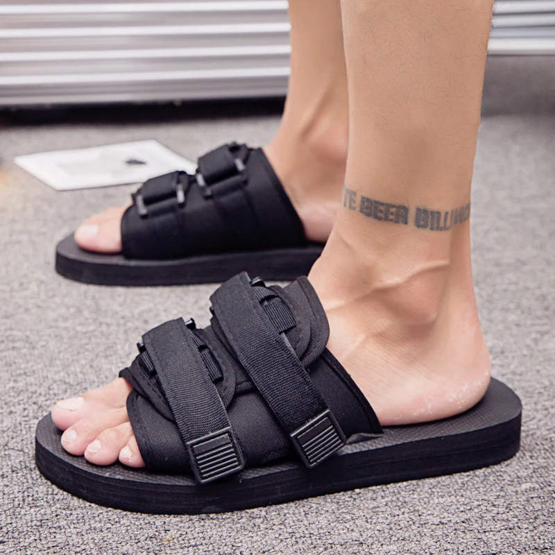 Women'S Shoes Yeezy - Повседневные парные тапочки-слипоны из канваса, пляжные