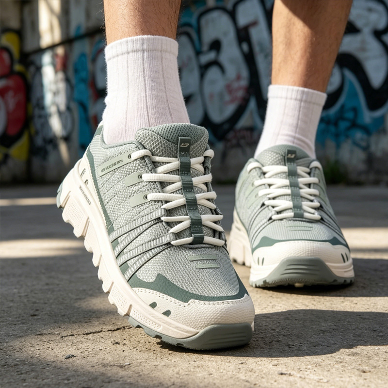 Women Shoes Hong Kong - Женские походные кроссовки Skechers 180149-GRN/180149-NAT/180149-NVPR, нескользящие,