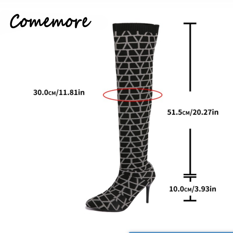 Comemore, женские весенне-осен – обзор и цена Sock Boot Women