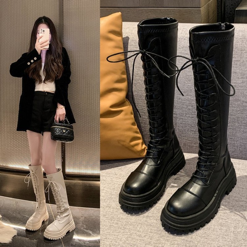 Женские высокие сапоги-ботфорт – обзор и цена Knee High Boots Women