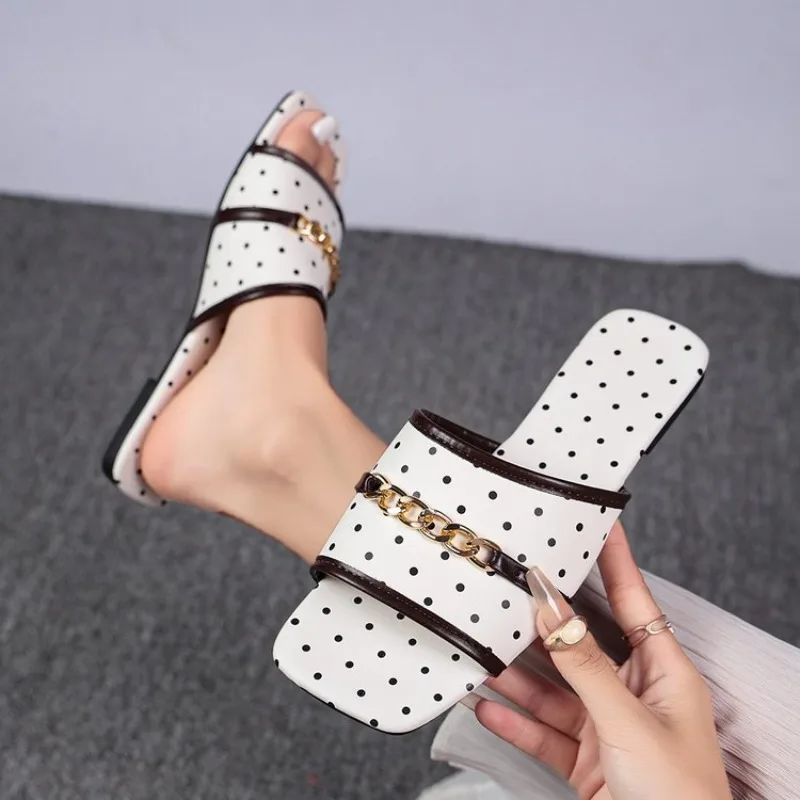 Женские квадратные сандалии с  – обзор и цена Gold Chain Sandal