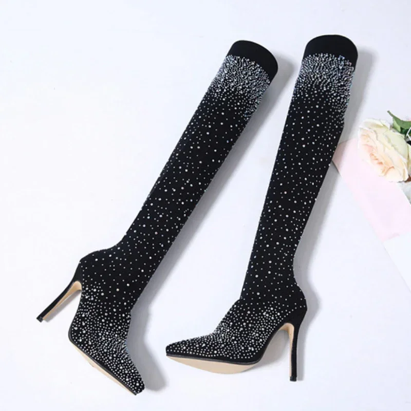 Сексуальные женские сапоги выш – обзор и цена Sock Boot Women