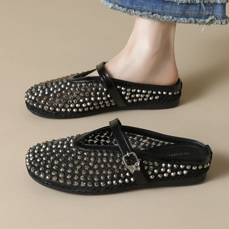 Сетчатые брендовые тапочки со  – обзор и цена Mule Slip On