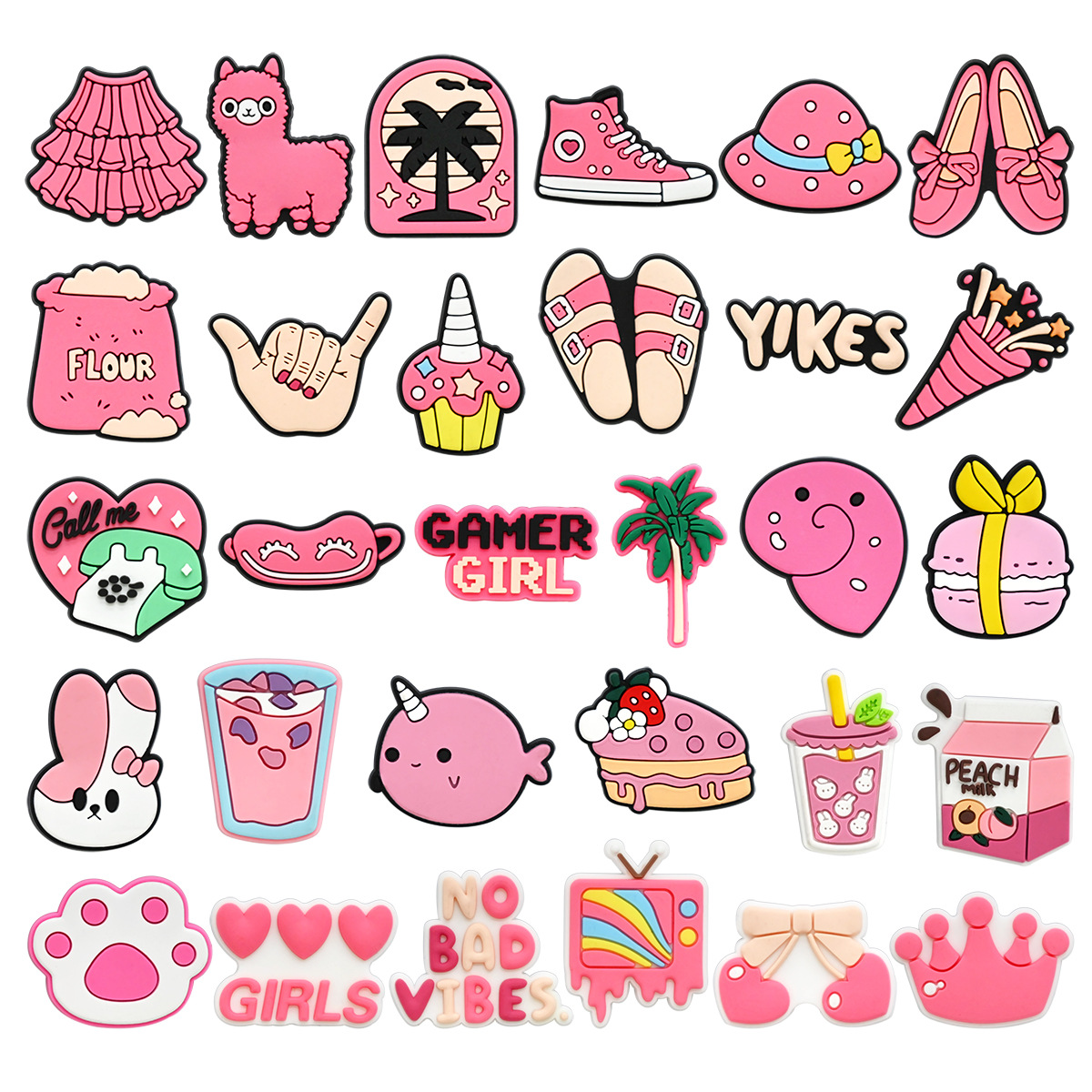 Cute Pink Shoe Charms Decorati – обзор и цена Women'S Shoes Crocs