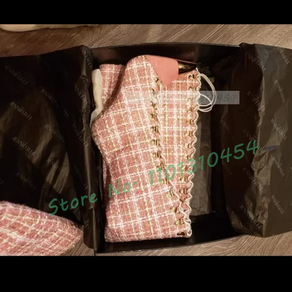 Женские высокие сапоги в клетк – обзор и цена Sock Boot Women
