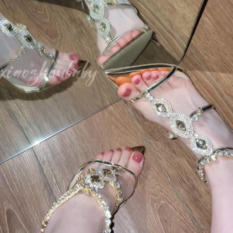Женские роскошные золотые босо – обзор и цена Gold Chain Sandal