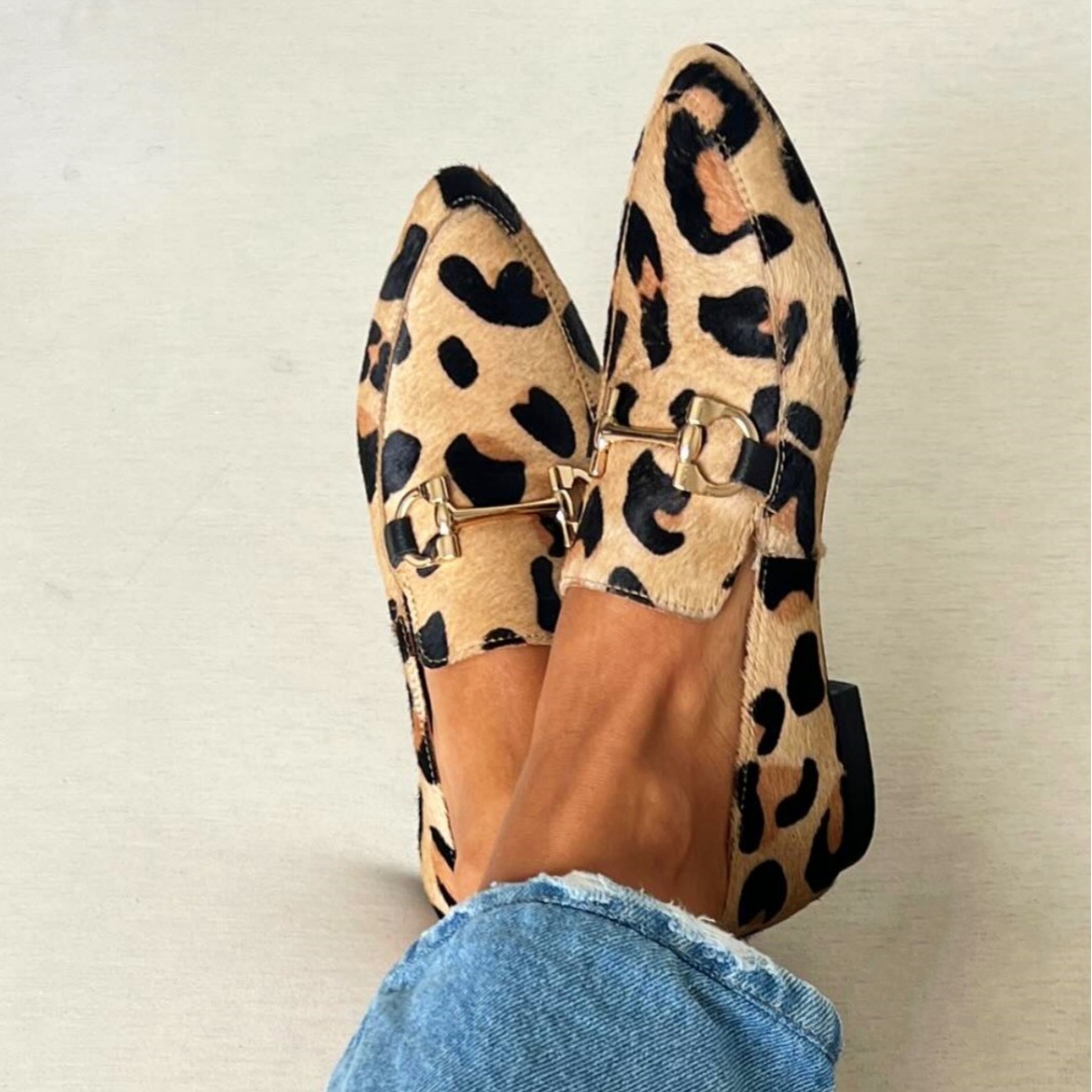 Женские туфли с леопардовым пр – обзор и цена Mule Slip On