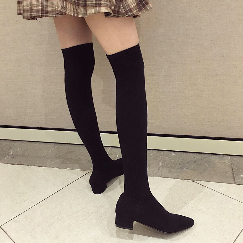 Черные женские сапоги-чулки на – обзор и цена Sock Boot Women