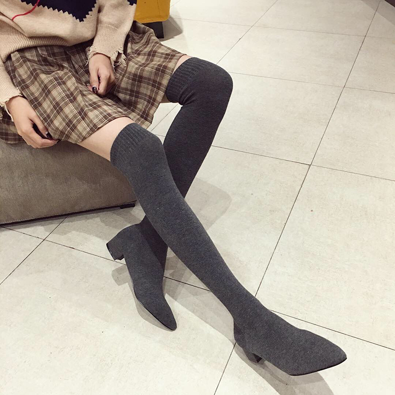 Черные женские сапоги-чулки на – обзор и цена Sock Boot Women