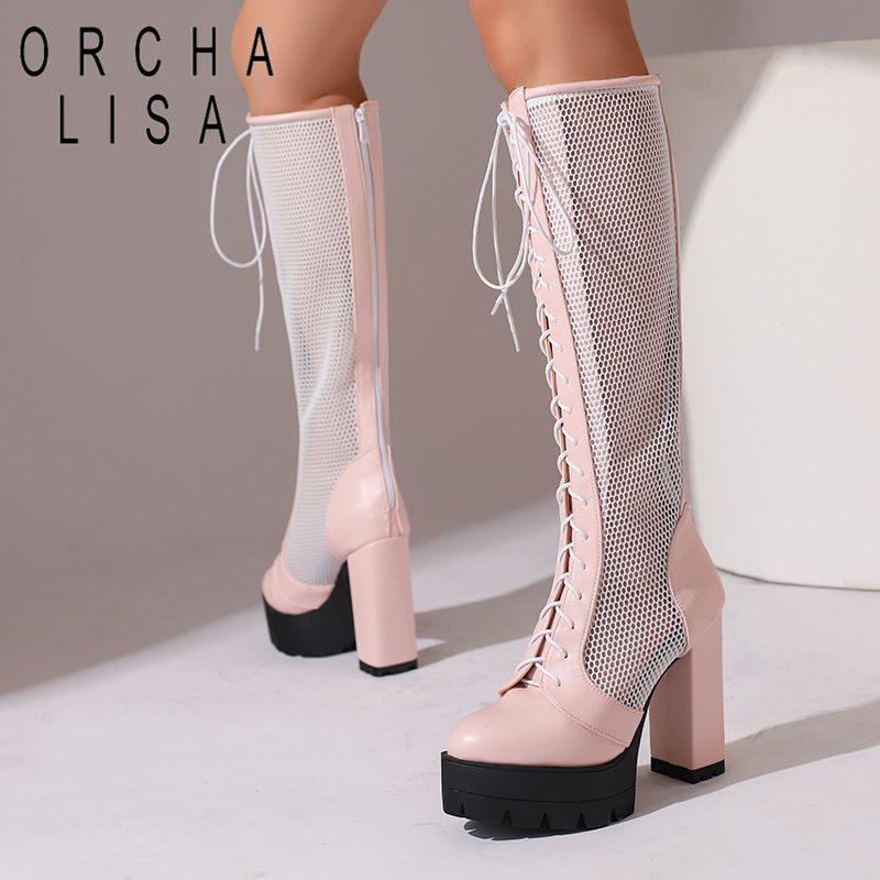 ORCHA LISA Сексуальные женские – обзор и цена Knee High Boots Women