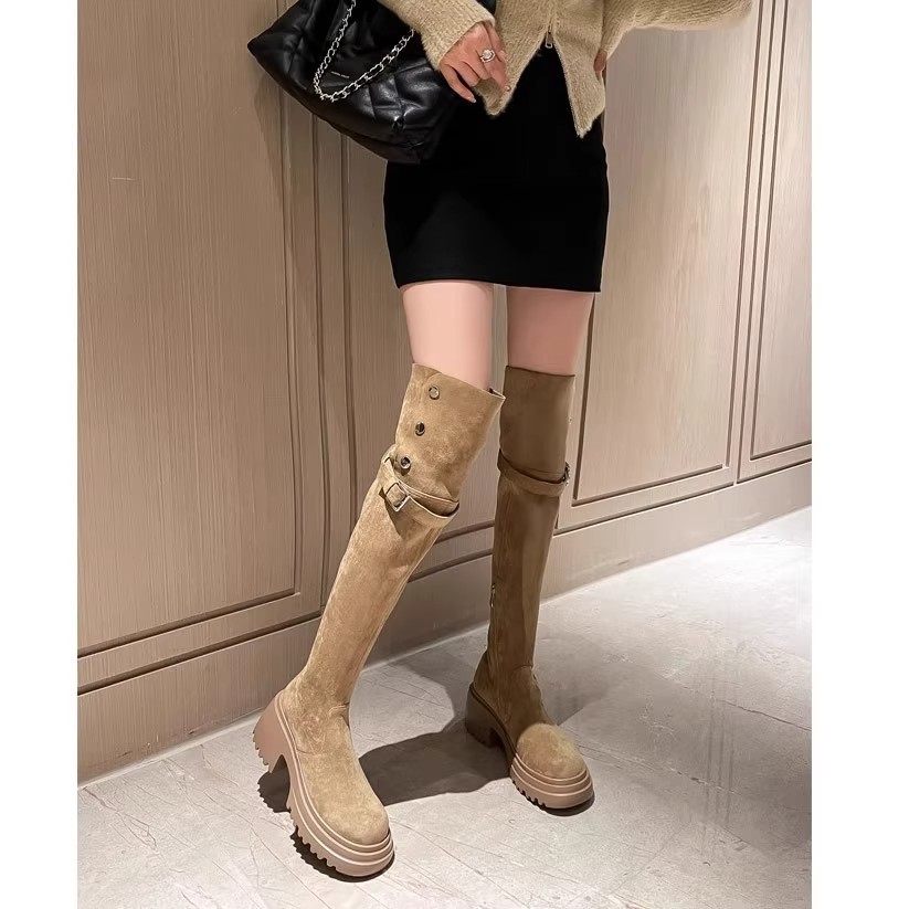 Сапоги до колена 2025 года, ре – обзор и цена Sock Boot Women