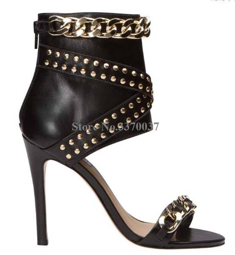 Западная мода для женщин с отк – обзор и цена Gold Chain Sandal