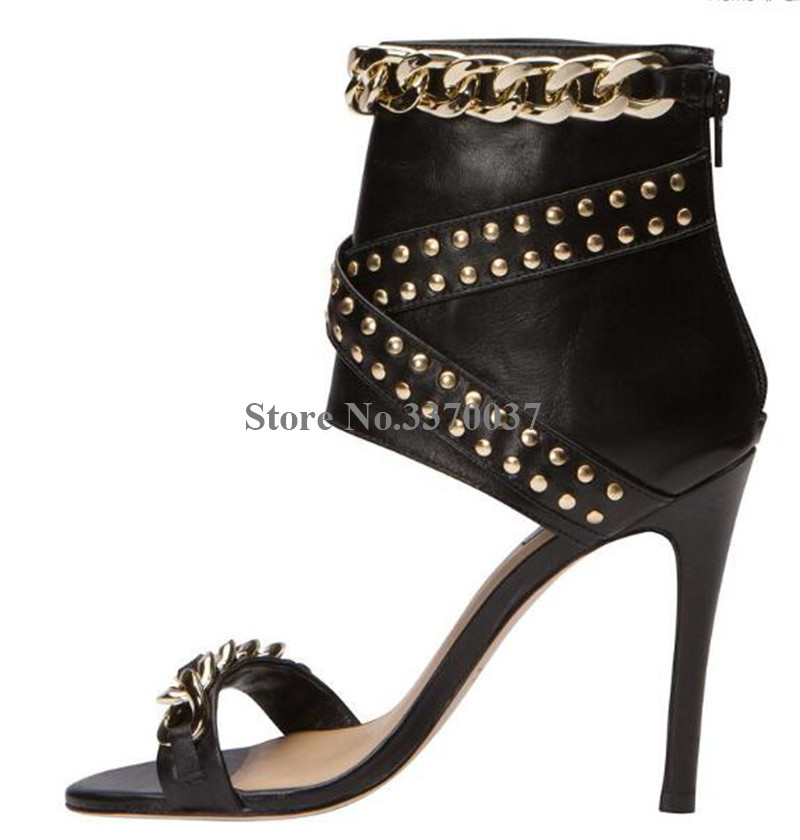 Западная мода для женщин с отк – обзор и цена Gold Chain Sandal