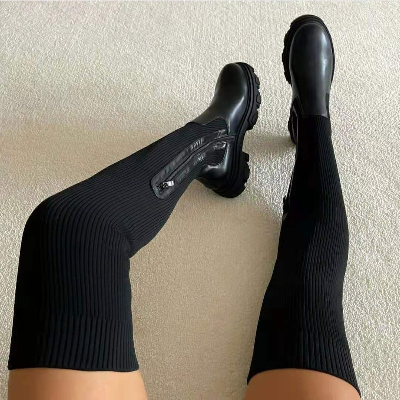 2025 зимняя обувь, женские нос – обзор и цена Sock Boot Women