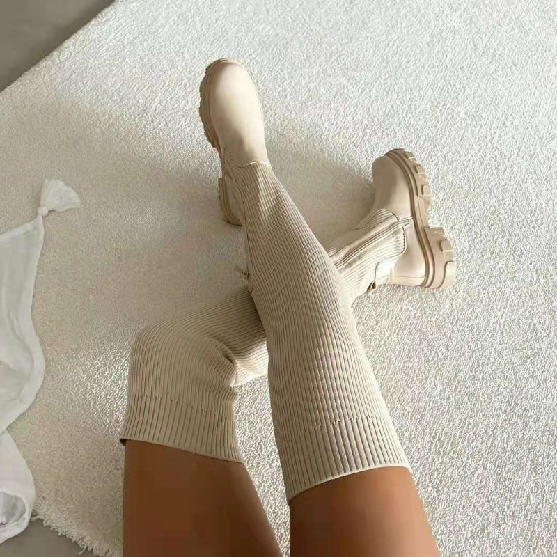 2025 зимняя обувь, женские нос – обзор и цена Sock Boot Women