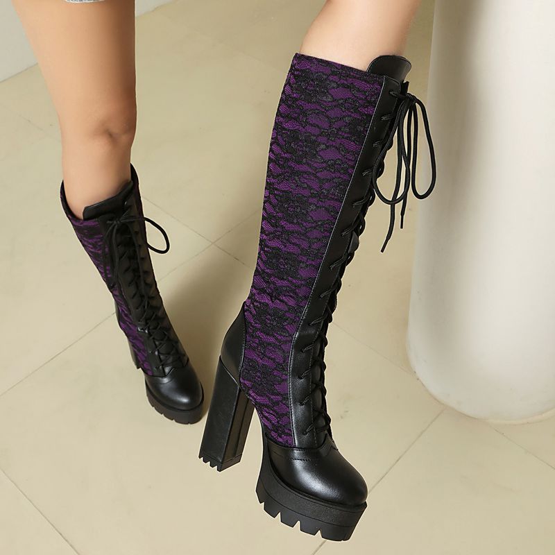 REAVE CAT 2025 Кружевные женск – обзор и цена Knee High Boots Women