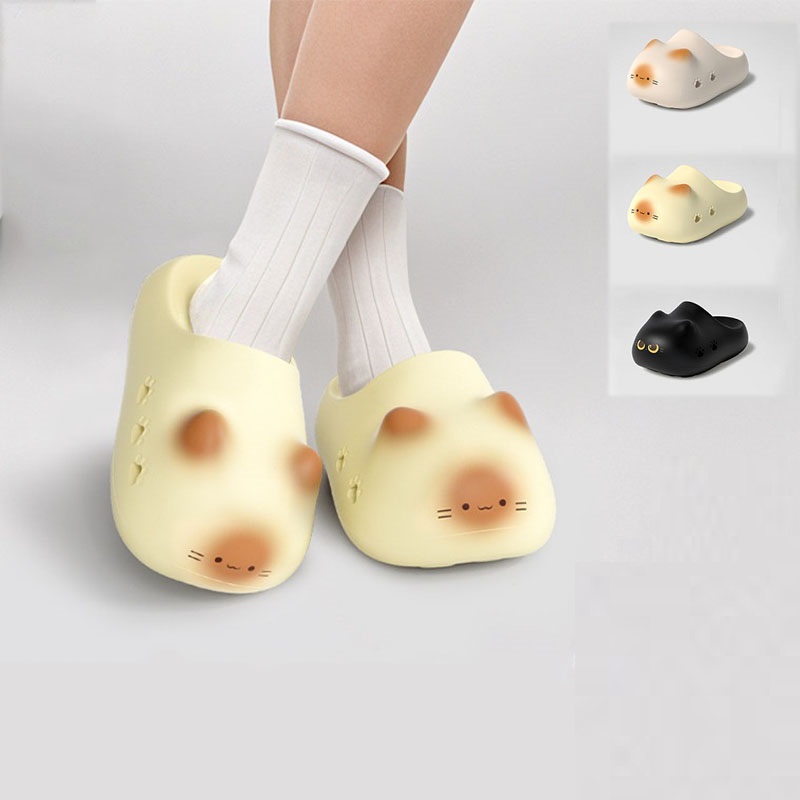 Новые креативные тапочки-котик – обзор и цена Mule Slip On