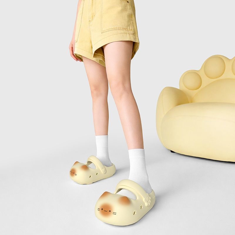 Новые креативные тапочки-котик – обзор и цена Mule Slip On